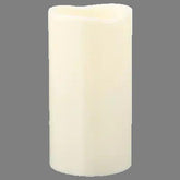 GODAFTON LED block candle, in/outdoor, battery-operated/natural 14 cm